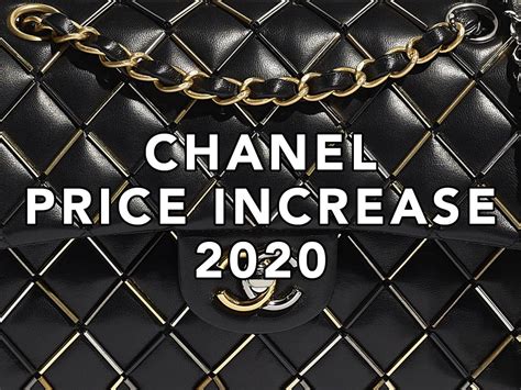 chanel price increases 2020|average chanel bag price.